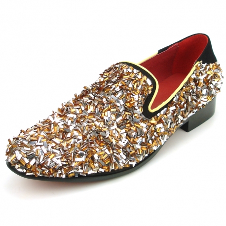 FI-7498 Gold Slip on Fiesso by Aurelio Garcia