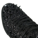 FI-2429 Black Glitter Black Spikes Low Cut Sneaker Encore by Fiesso