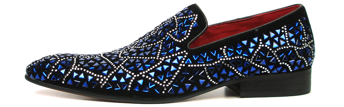 Mens Fancy Shoes By FIESSO AURELIO GARCIA, Spikes Rhine stones 2413 Si –  J.Valintin Men's Wear Legend